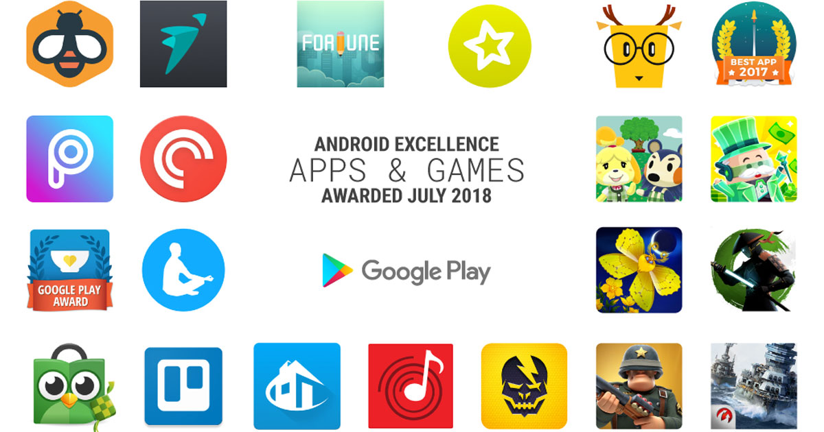 Best Android App July 2018