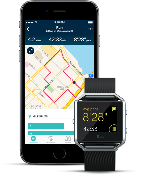 GPS Connect with Fitbit Blaze