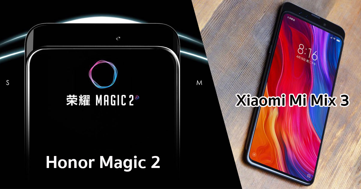 Honor Magic 2 Xiaomi Mi Mix 3