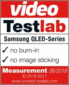 Samsung QLED TV burn in free