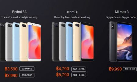 Xiaomi Mi Max 3 Redmi 6 Redmi 6A ราคา