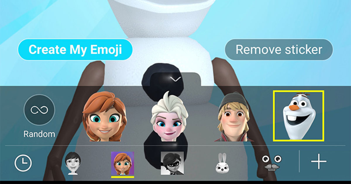 AR Emoji Frozen