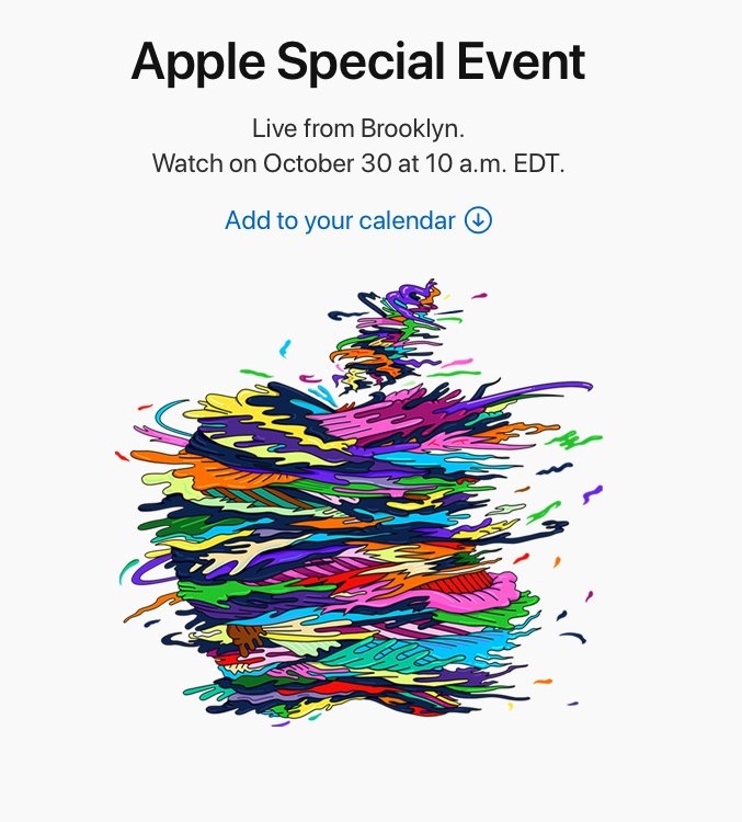 Apple Special Event oct 2018