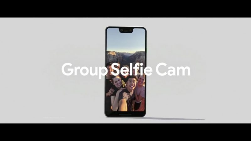 Google Pixel 3 Group Selfie Cam