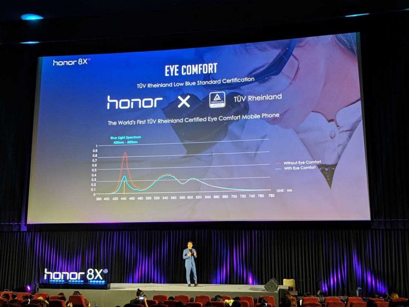 Honor 8X Eye Comfort Mode