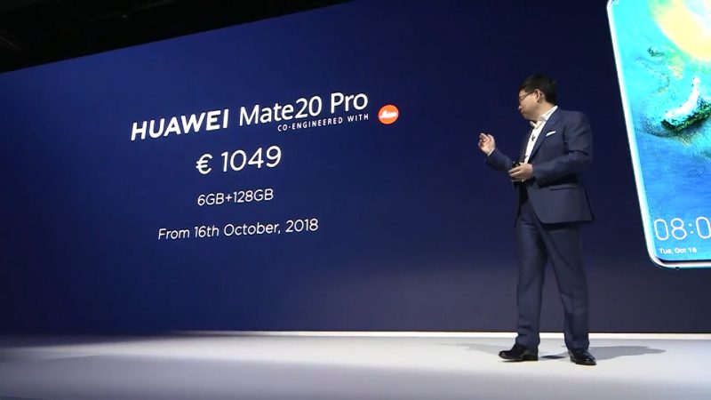 Huawei Mate 20 Pro Price