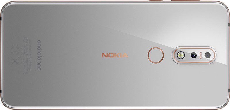 Nokia 7.1 rear Camera Gloss Steel