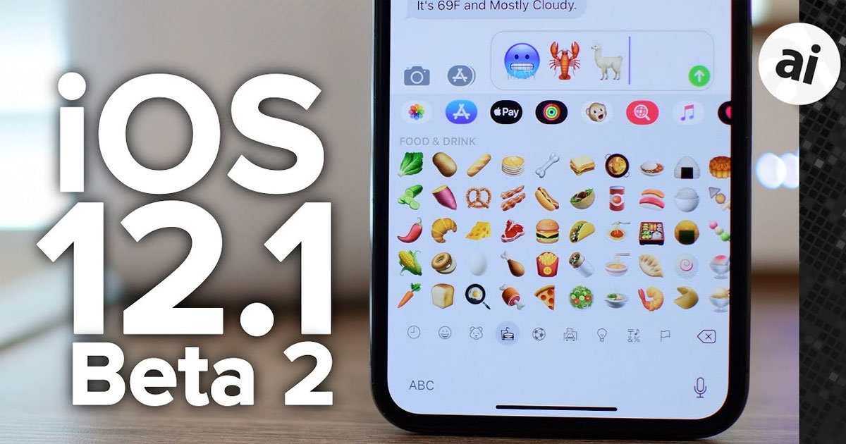 iOS 12.1 Beta 2