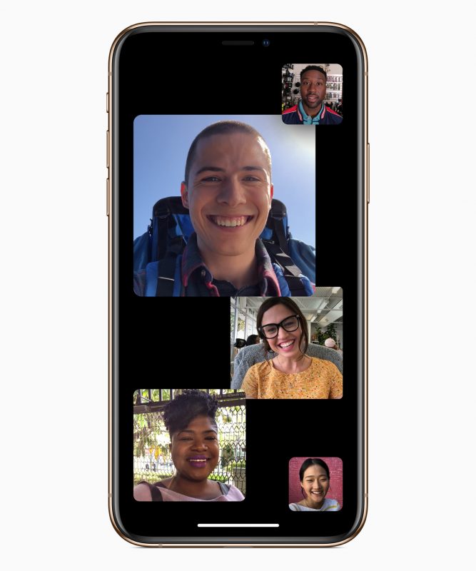 iOS 12.1 Facetime Group
