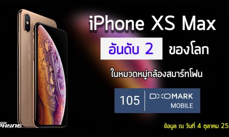 iPhone XS Max with DxOmark Head