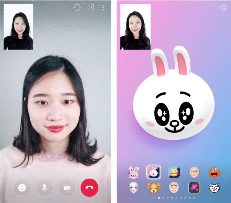 LINEChat CharacterEffect