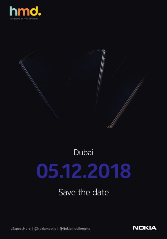 HMD Global Nokia Dubai December 5th Expectmore event Nokia 8.1