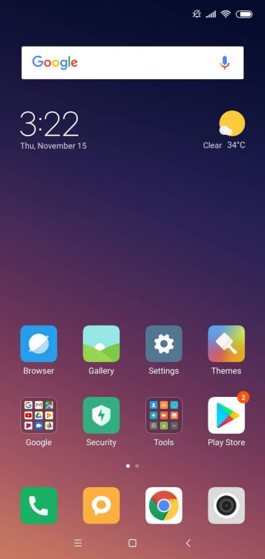 Xiaomi Mi 8 Lite Screenshot