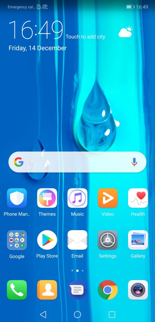 Huawei Y Max Screenshot