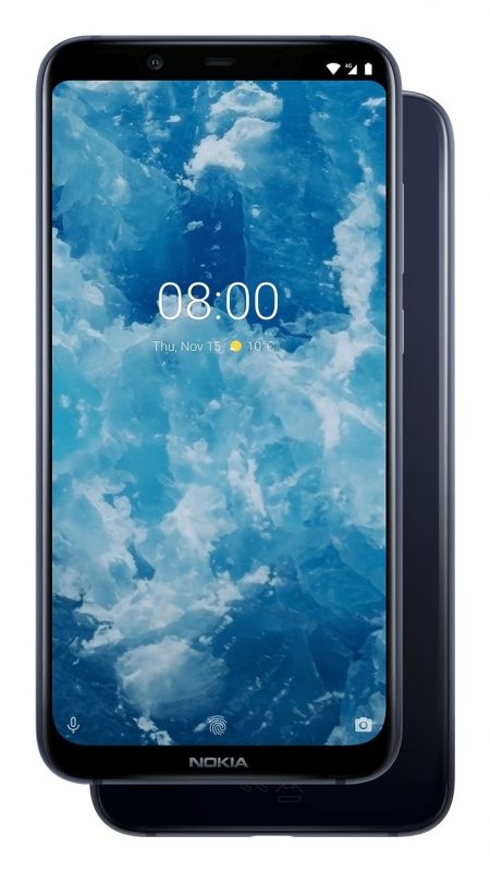 Nokia 8.1 Blue : Silver