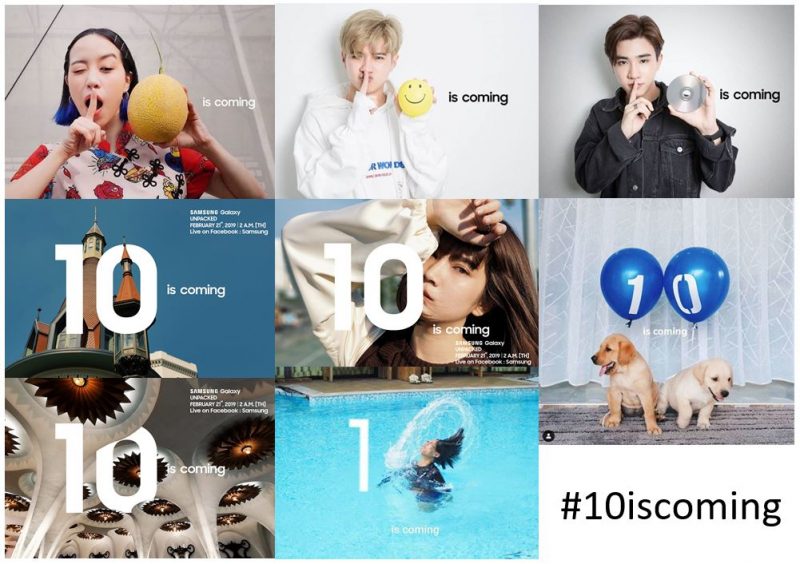 Samsung ปล่อยแคมเปญ 10 is coming