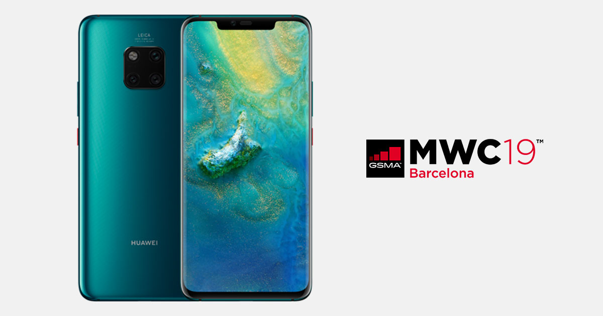 Huawei Mate 20 Pro in MWC 2019