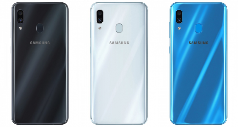 Samsung Galaxy A30 Color