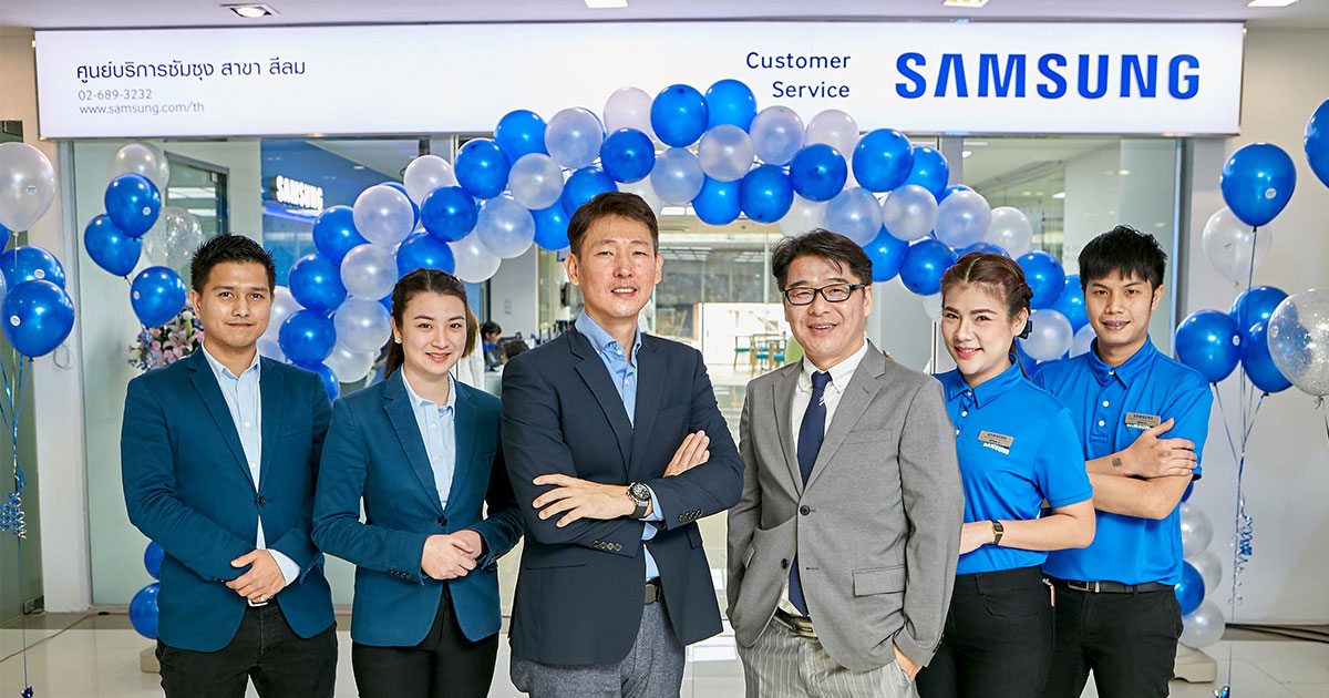 Samsung เปิดตัวศูนย์บริการสาขาสีลมรูปโฉมใหม่