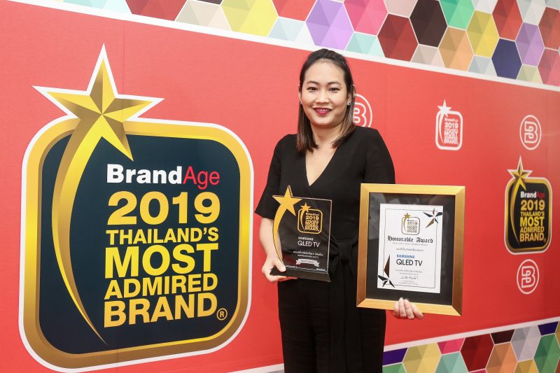 Samsung คว้า 3 รางวัลจาก “Thailand’s Most Admired Brand & Why We Buy 2019”
