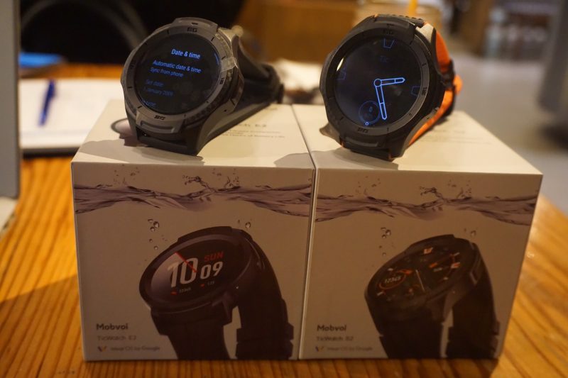 TicWatch S2 and E2