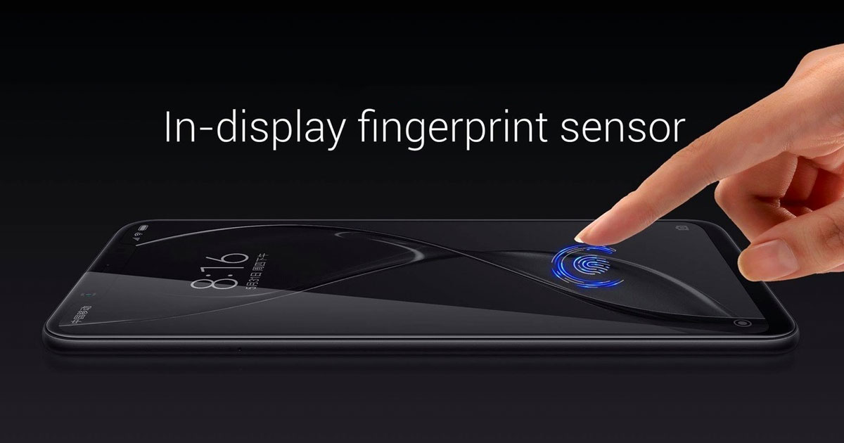 Xiaomi in display fingerprint