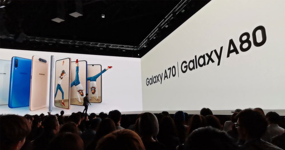 Samsung Galaxy A70 and Galaxy A80