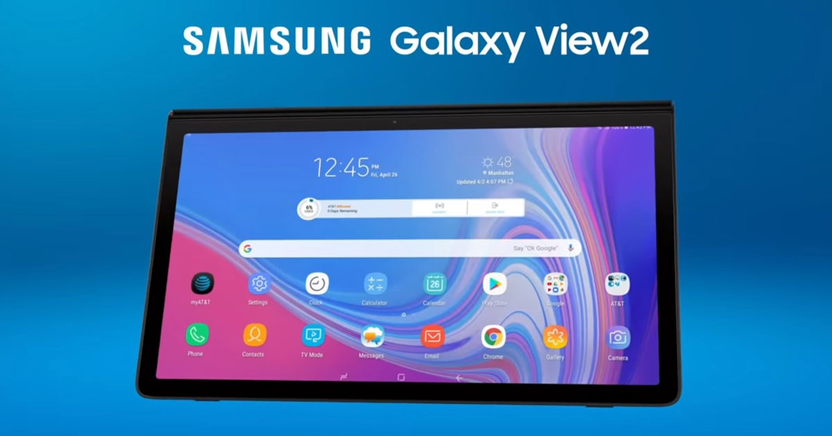 เปิดตัว Samsung Galaxy View 2 แท็บเล็ตจอยักษ์ 17.3 นิ้ว | WhatPhone