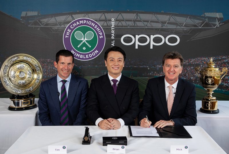 oppo official partner The Championships Wimbledon