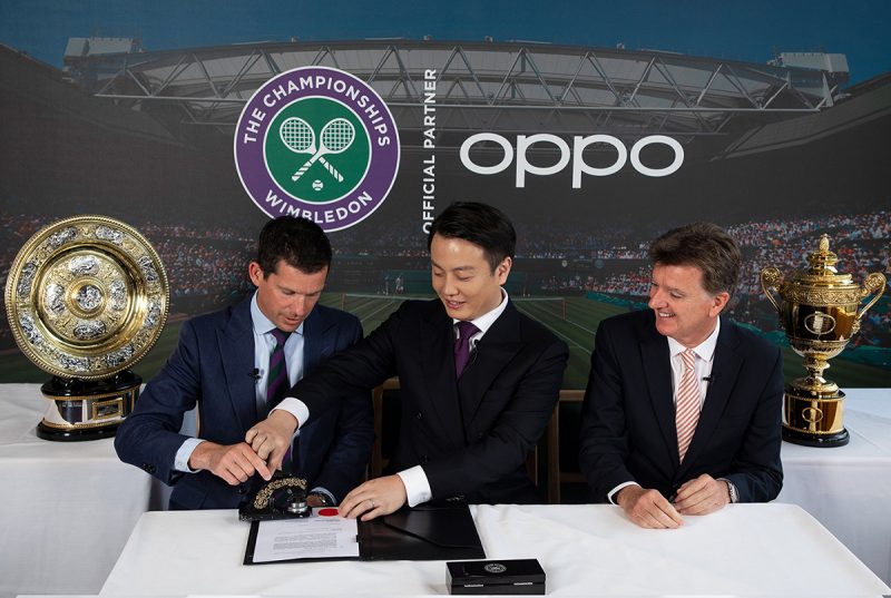 oppo official partner The Championships Wimbledon