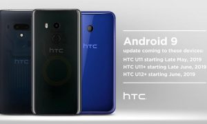 HTC Android 9 update plan