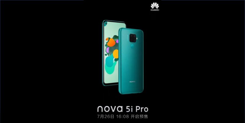 Huawei Nova 5i Pro Release Date