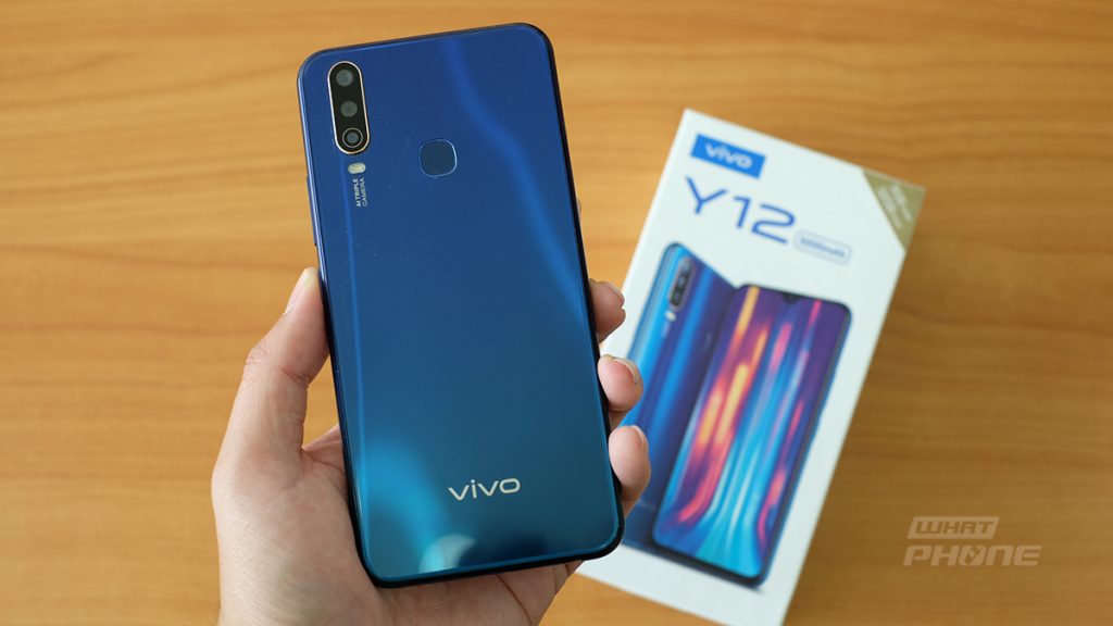 รีวิว vivo Y12 สมาร์ทโฟนหน้าจอใหญ่ กล้องหลัง 3 ตัว ระบบ AI แบตอึด 5000mAh