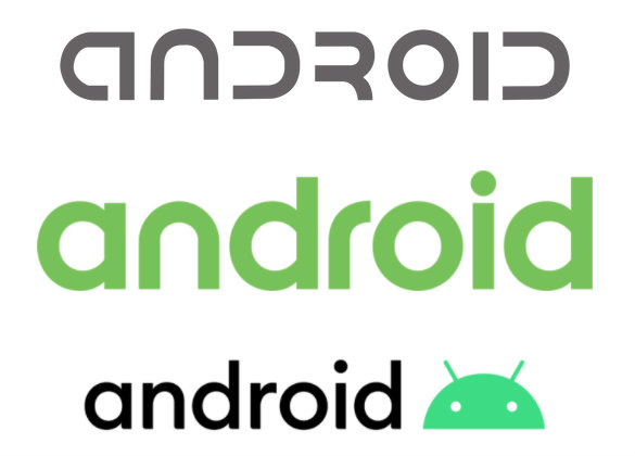Android Q Logo History
