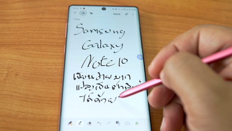 รีวิว Samsung Galaxy Note10