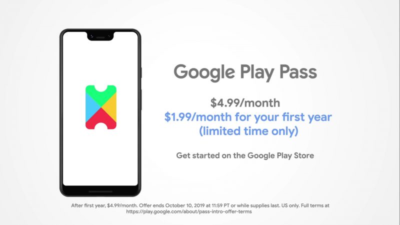 Google Play Pass Pricing