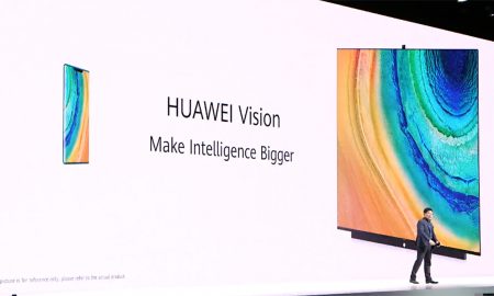 หัวเว่ยเปิดตัว HUAWEI Vision สมาร์ททีวีหน้าจอ 4K ที่มาพร้อมระบบ AI สำหรับการใช้งาน ในงานเปิดตัวสมาร์ทโฟนระดับเรือธง HUAWEI Mate 30 Series ที่มิวนิค ประเทศเยอรมัน