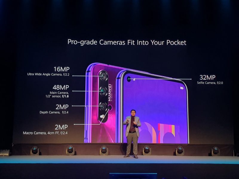 Huawei Nova 5T กล้องหลัง 4 ตัว