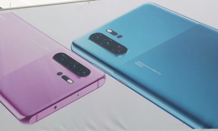 Huawei P30 Pro new colors Misty Lavender and Mystic Blue
