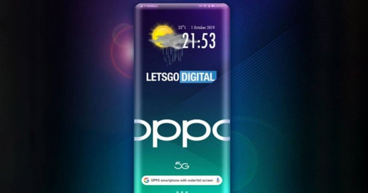 Oppo 3D waterfall display