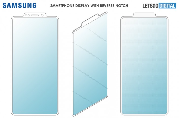 Samsung Reverse Notch patent photo