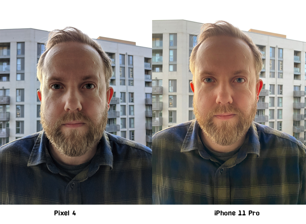 เปรียบเทียบภาพ Pixel 4 กับ iPhone 11 Pro