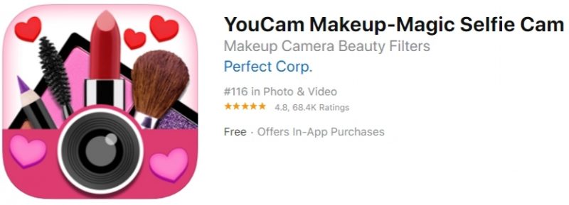 YouCam Makeup-Magic Selfie Cam & Virtual Makeovers