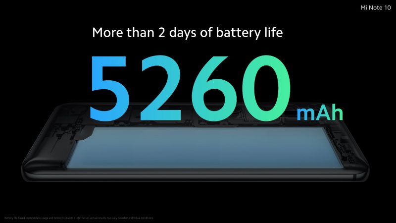 Xiaomi Mi Note 10 Battery