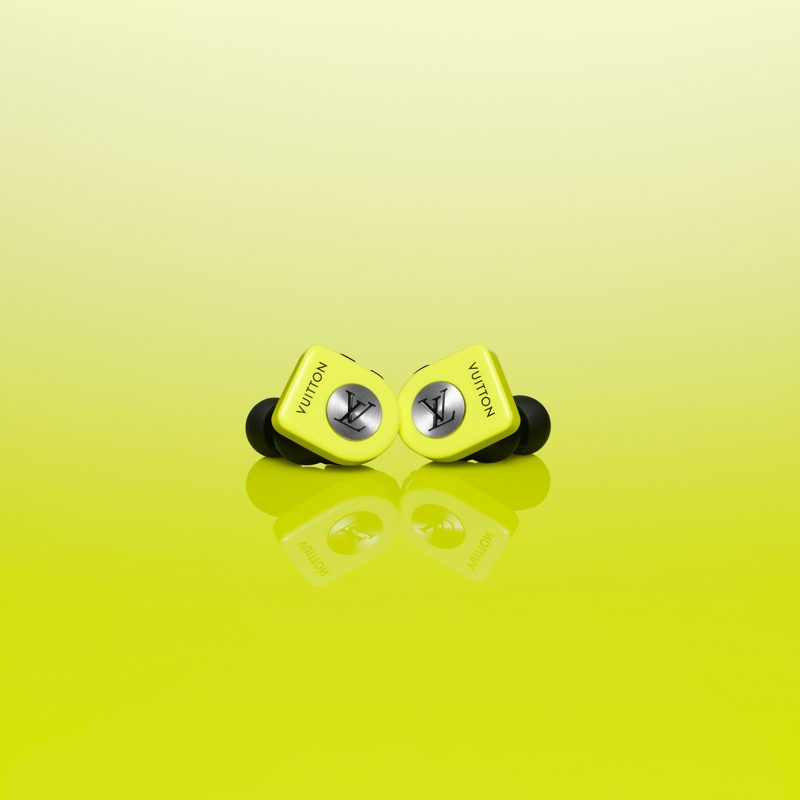 Louis Vuitton Horizon Earphones Neon Yellow