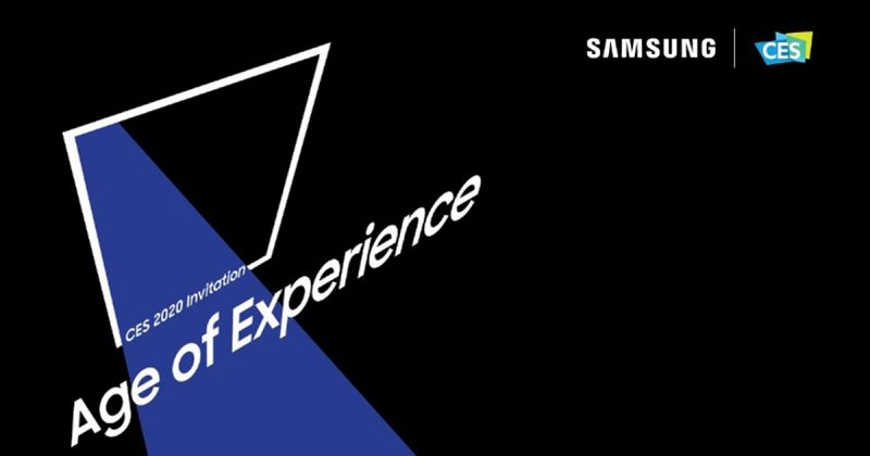 Samsung CES 2020 Live streaming Invitation