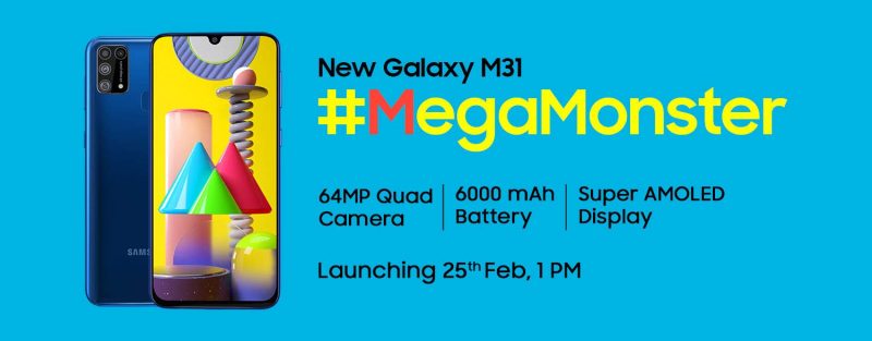 Samsung Galaxy M31 is coming