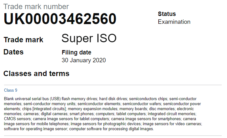 Samsung Galaxy S20 Super ISO
