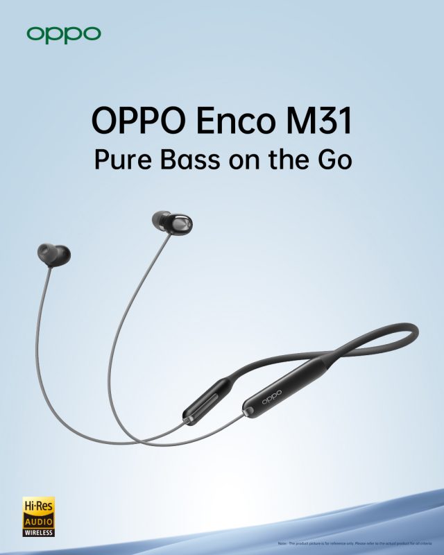OPPO Enco M31 Pure Bass on the Go