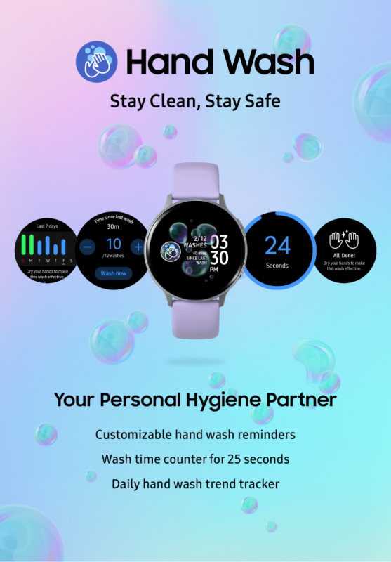 Galaxy Watch App Hand Wash